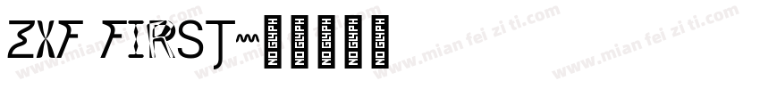 ZXF First字体转换